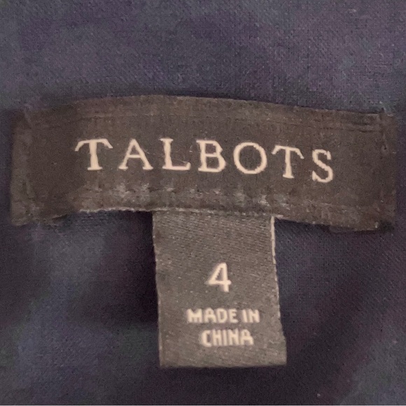 TALBOTS PAISLEY FIT & FLARE DRESS, SZ 4 - Picture 6 of 6